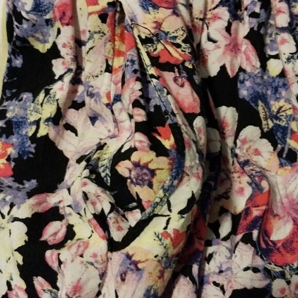 Xhilaration romper Black eyelet tank with elastic waistband Size S/P - Picture 15 of 16